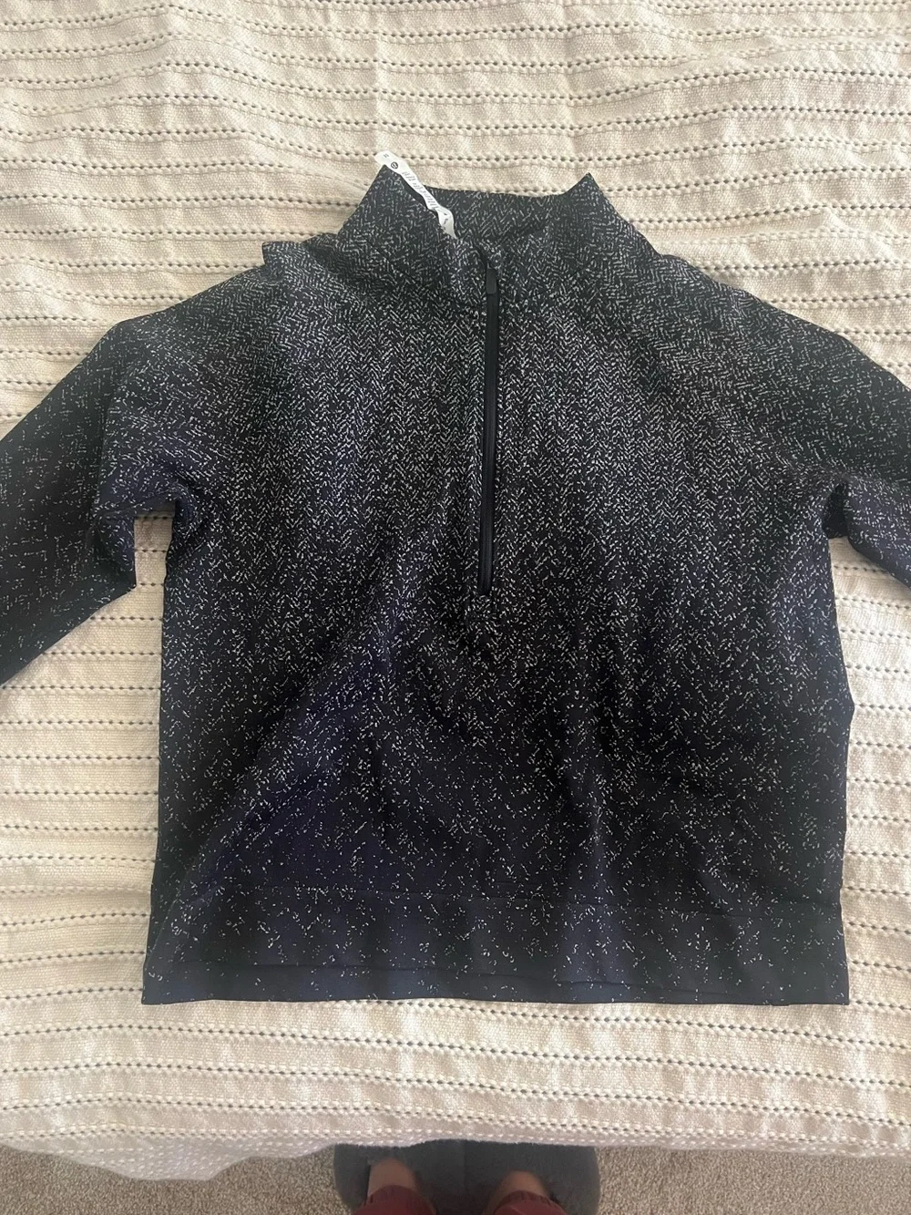 lululemon Black & White Half-Zip